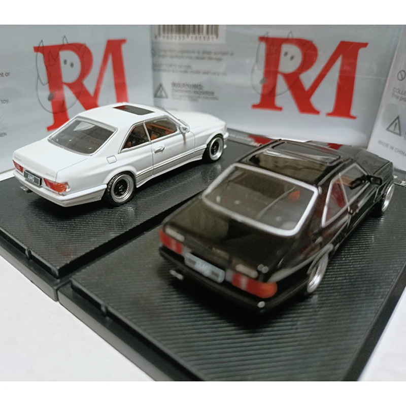 RHINO 1:64 Scale Diecast Alloy Mercedes-Benz 560SEC AMG C126 Toys Cars Model Classics Adult Souvenir Gifts Static Display