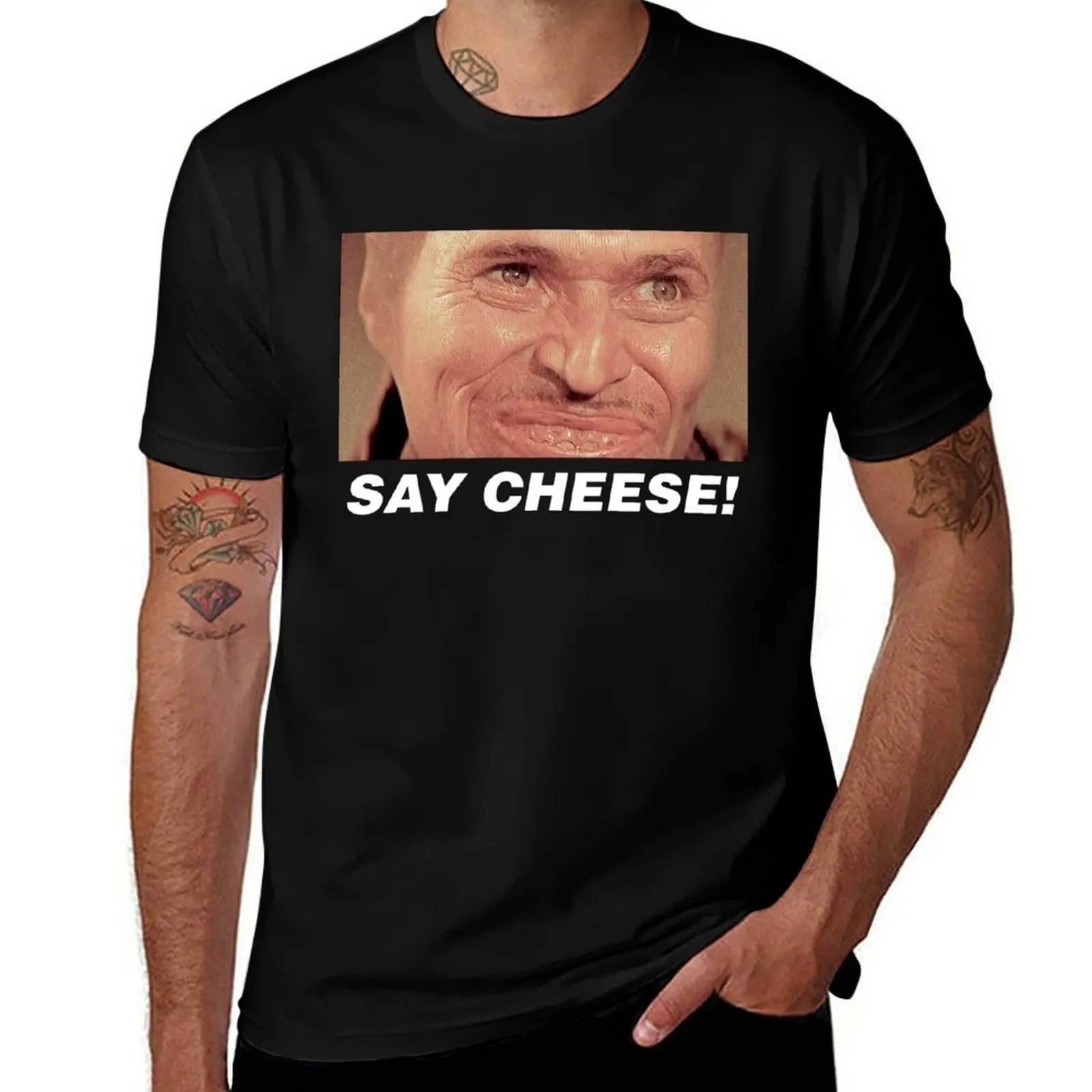 

Say Cheese Bobby Peru Wild at Heart Tribute T-Shirt t shirts for man cotton funny man t shirt cotton T-shirt