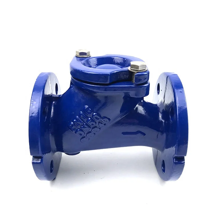 Waste Water Application Flange Type DN200 8 Inch Ball Check Valve