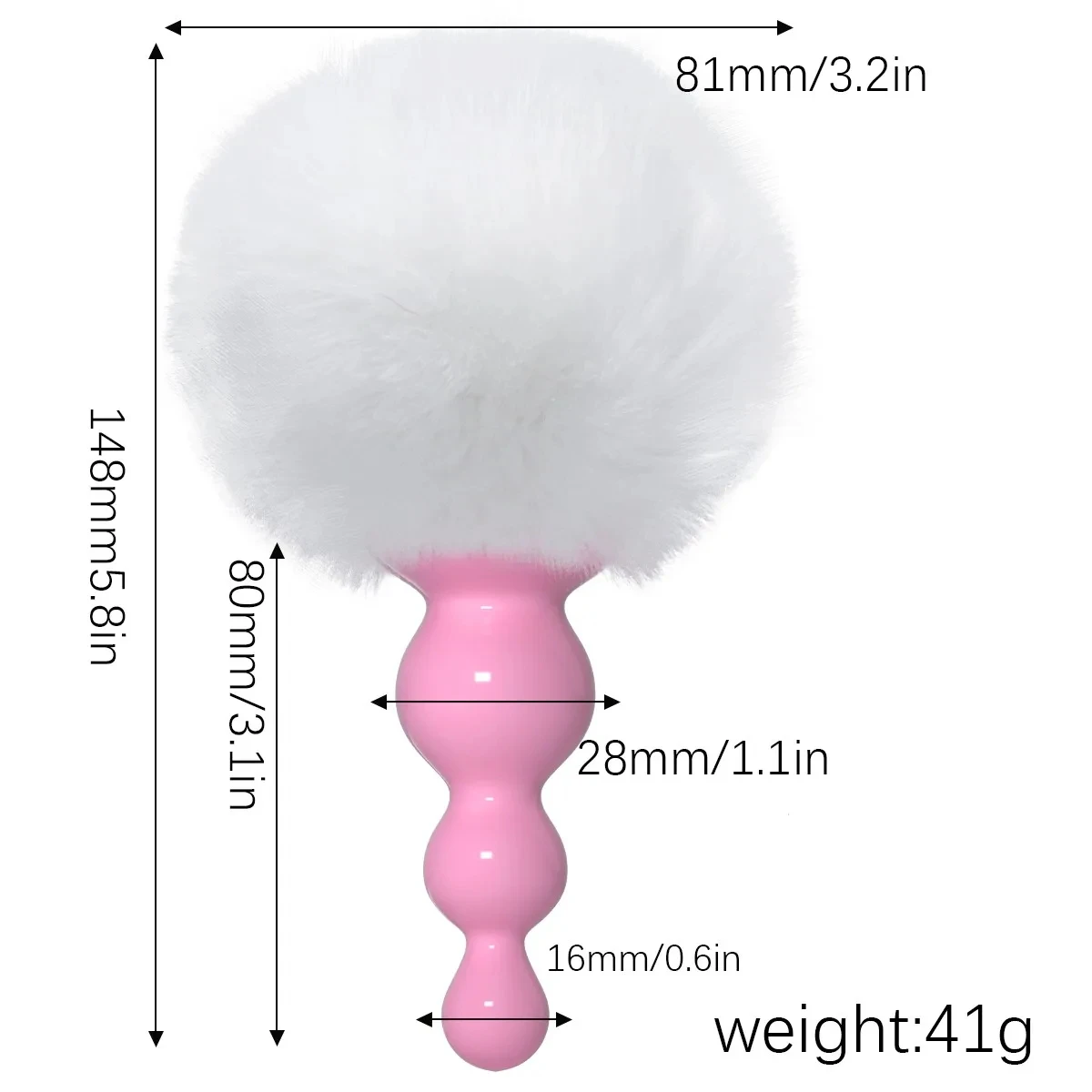 Silicone Anal Plug Plush Rabbit Tail Sex Toy for Women Men Gay Sexy Butt Plug Prostate Massager Tail Anal Plug Erotic Role Play