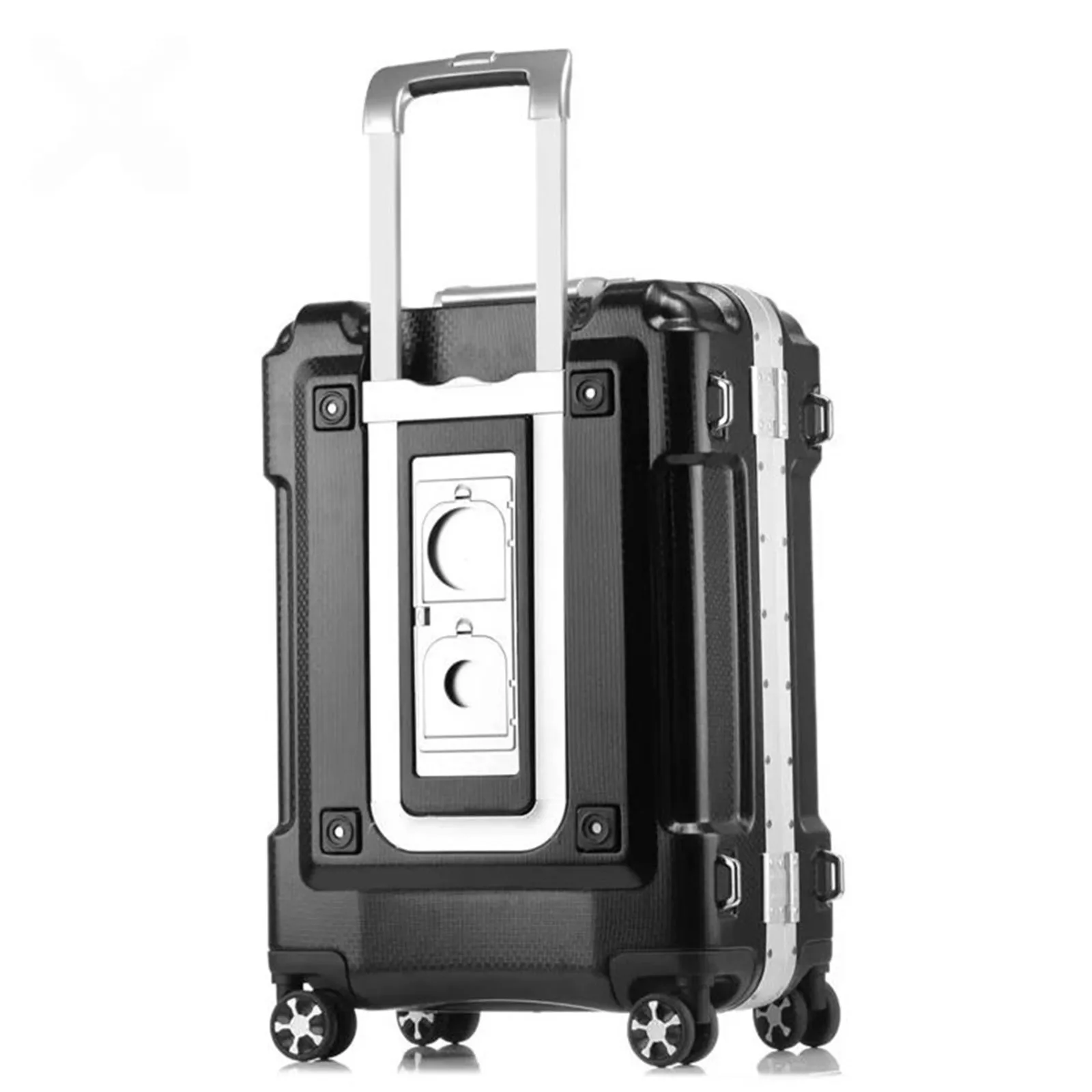 

20 24 28 Inch Larger Capacity ABS PC Aluminum Frame Luggage Bag Commercial Boarding Case Trolley Travel Suitcase Password Box