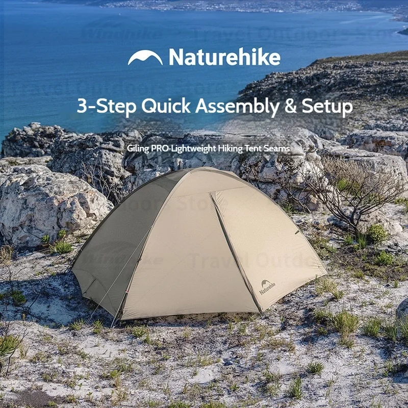 Naturehike Jiling PRO 1-2人用 4シーズン ハイキングテント