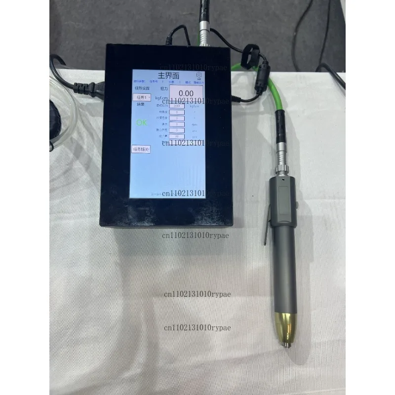 Intelligent Servo Electric Screwdriver, Digital Torque Display, Data Transmission, MES & PLC Connection, Barcode Scanner Linkage
