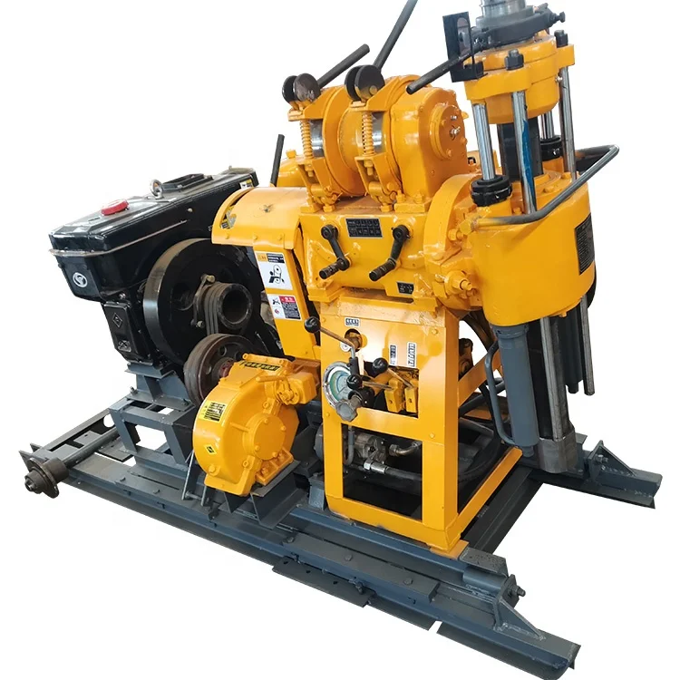 OR-200YY portable crawler water well drilling rig machine / spt gold mining core sample drilling rig