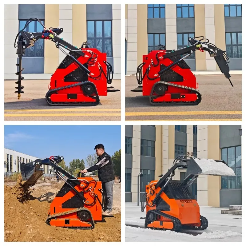 Compact Track Mini Loader with Multiple Attachments Available for Engineering Snow R emoval, EPA/Euro5/CE Certified
