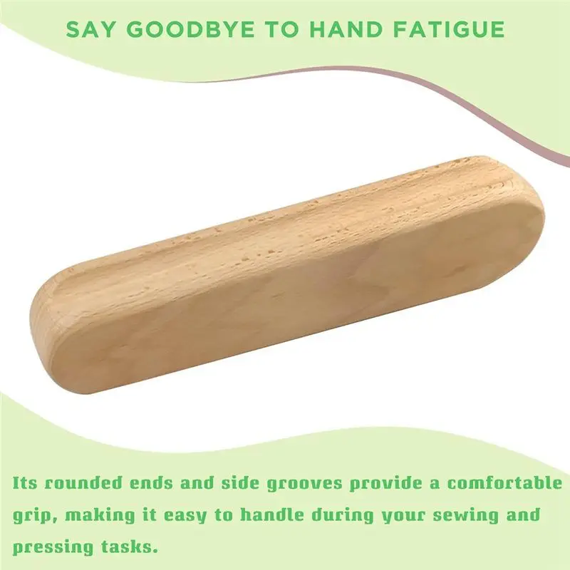 AEE2-Hardwood Tailors Wooden Stripsfor Seams, Pleats, Creases, Wooden Multi-Purpose Sewing Tool Garment Making, Quilting