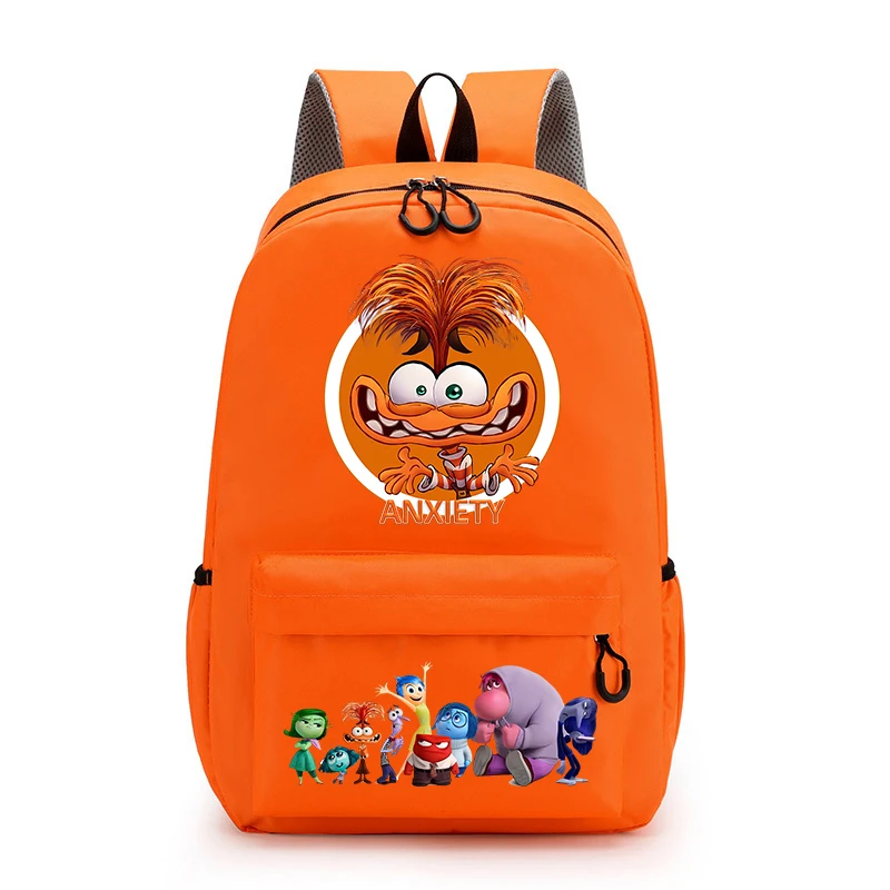 Disney von innen nach außen 2 Kinder Schult asche Kinder Anime gedruckt Rucksack Jungen Cartoon niedlichen Buch Taschen Mädchen Mode lässig Rucksack