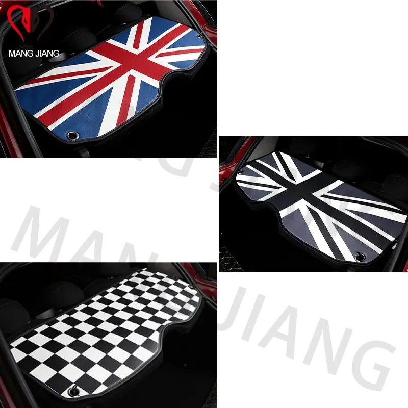 Car Interior Superfiber Leather Rear Trunk Window Pad For Mini Cooper F55 F56 F60 R60 Protection Mat Decoration Accessories