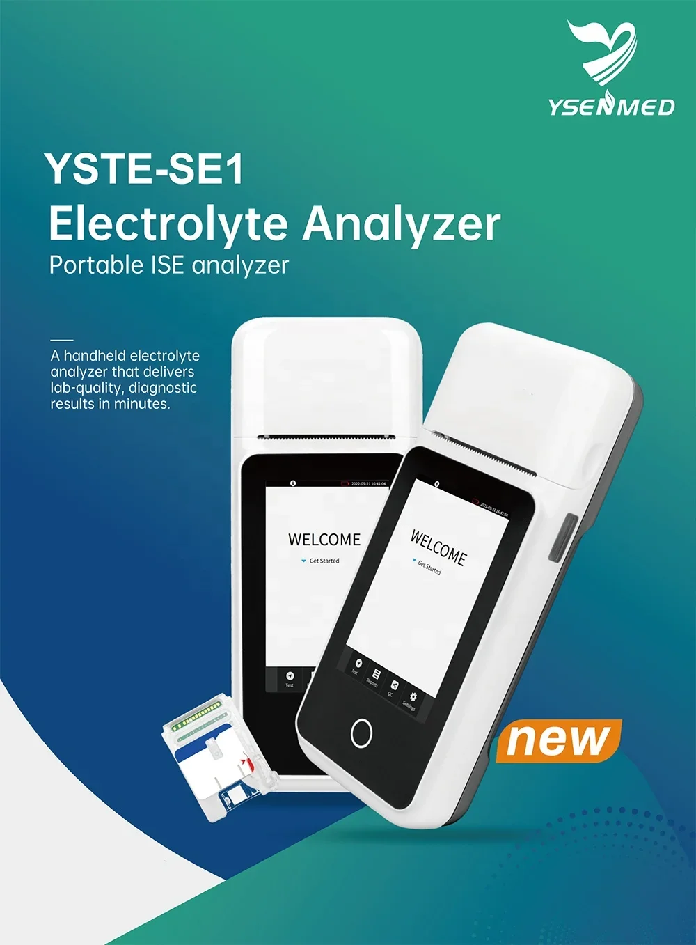 YSTE-SE1 Electrolyte analyzer in china ISE handheld electrolyte Ion Selective Electrode analyzer electrolyte analyzer price