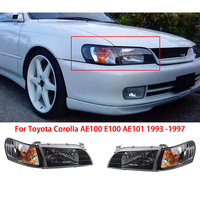 Turn signal Car Front Corner Lamp Lights Lens Black Signal Lamp Headlight For Toyota Corolla AE100 E100 AE101 1993 1994 -1997