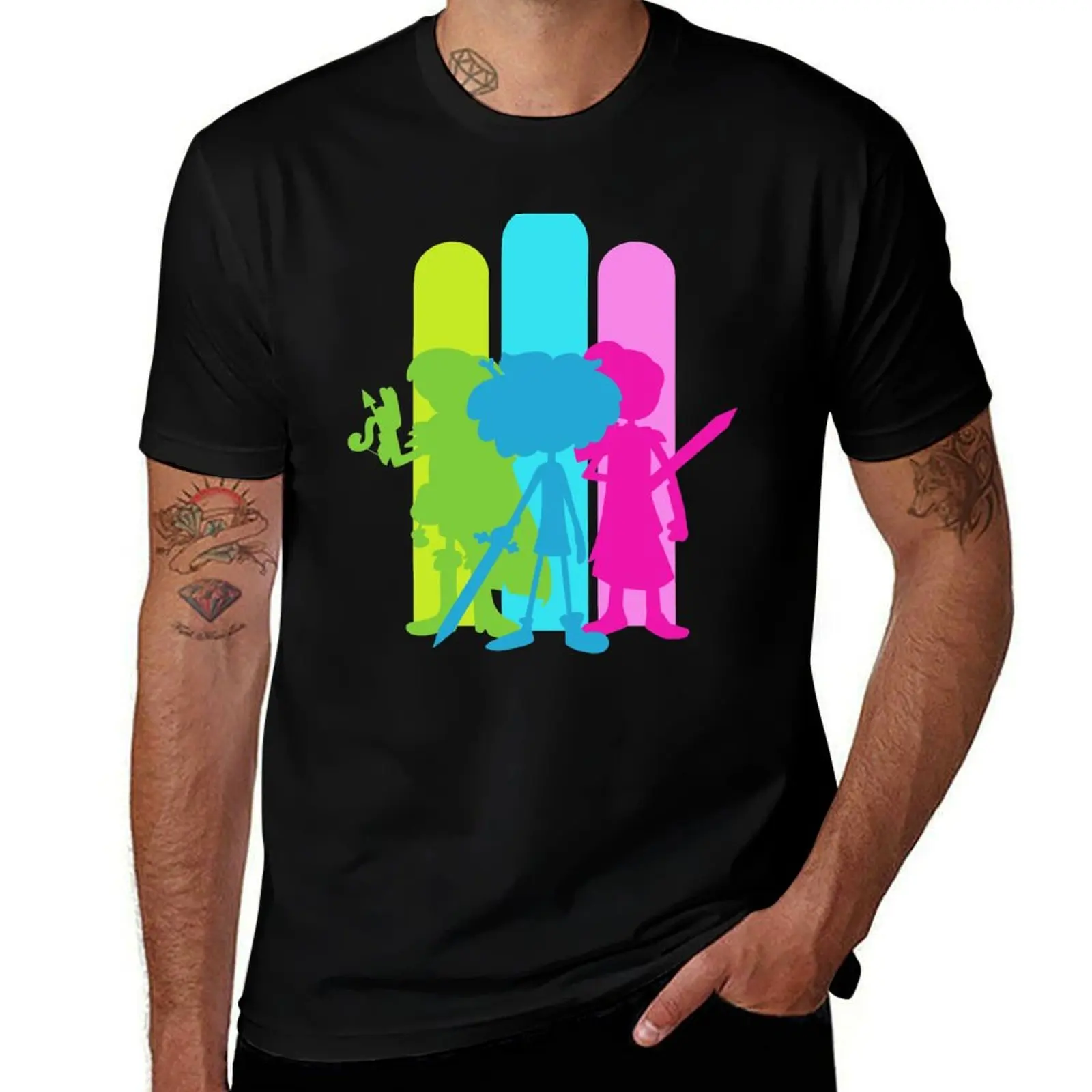 Calamity Trio T-Shirt Graphic Print Short Sleeve T-Shirt