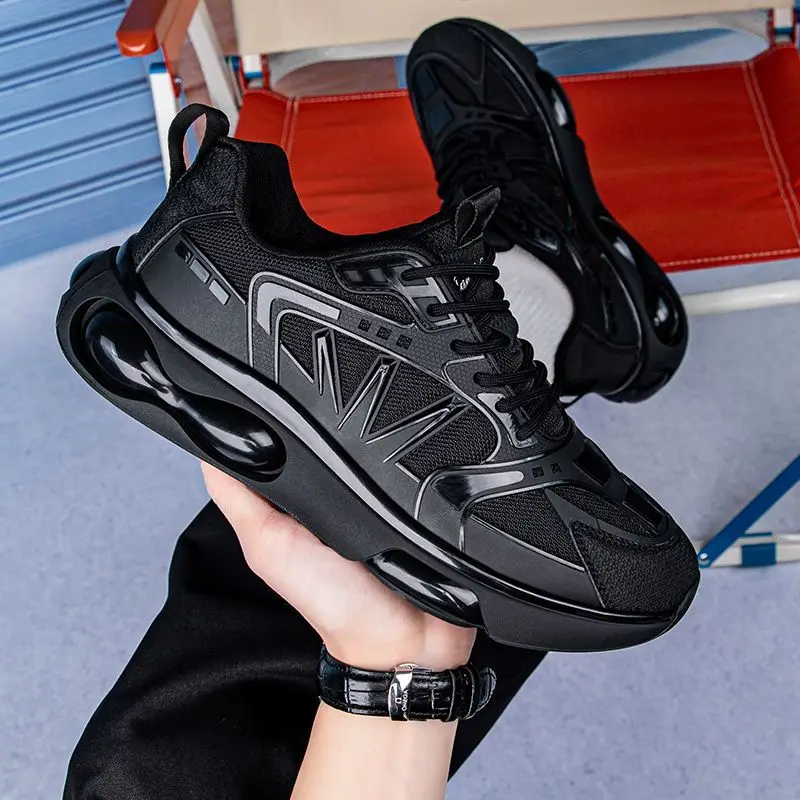Mens Height Increase Dad Sneakers Versatile Casual Sports Tire Bottom Fashion Shoes