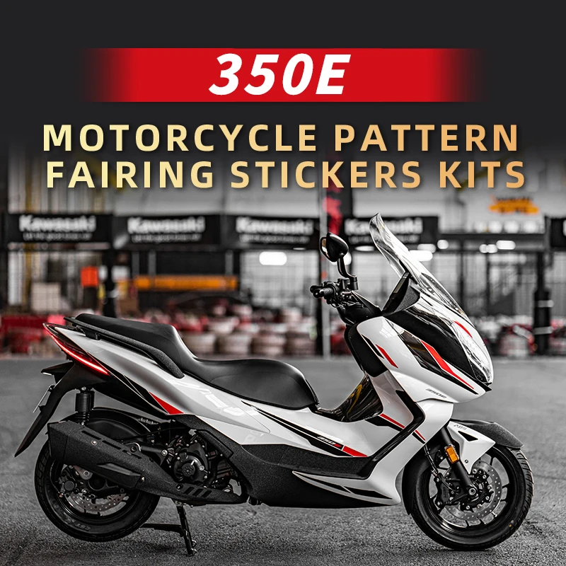 

Used For ZONTES 350E Motorcycle Fairing Stickers Kits Bike Accessories Paint Parts Area Pattern Decoration Decals