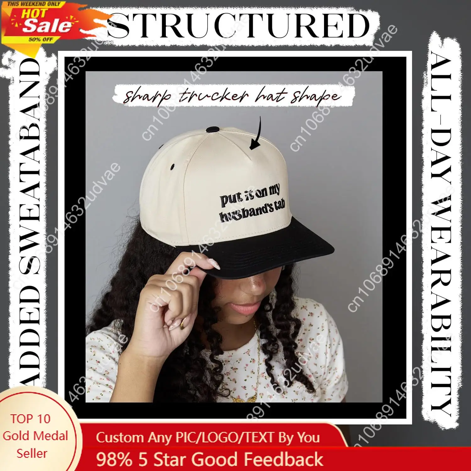 

Funky Junque Canvas Snapback Trucker Hat - Father's Day, Funny Mom Hat, Baseball Cap for Mom & Dad