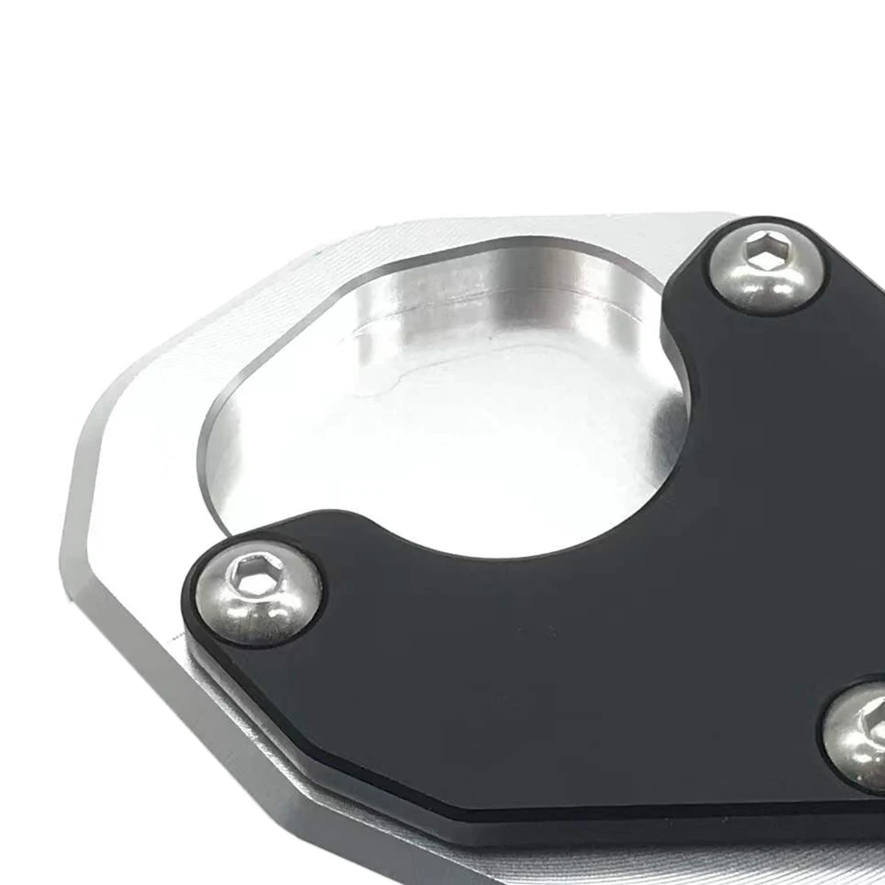 BB-For Triumph Trident 660 2021 2022 Motorcycle Kickstand Foot Side Stand Extension Enlarge Pad Support Plate