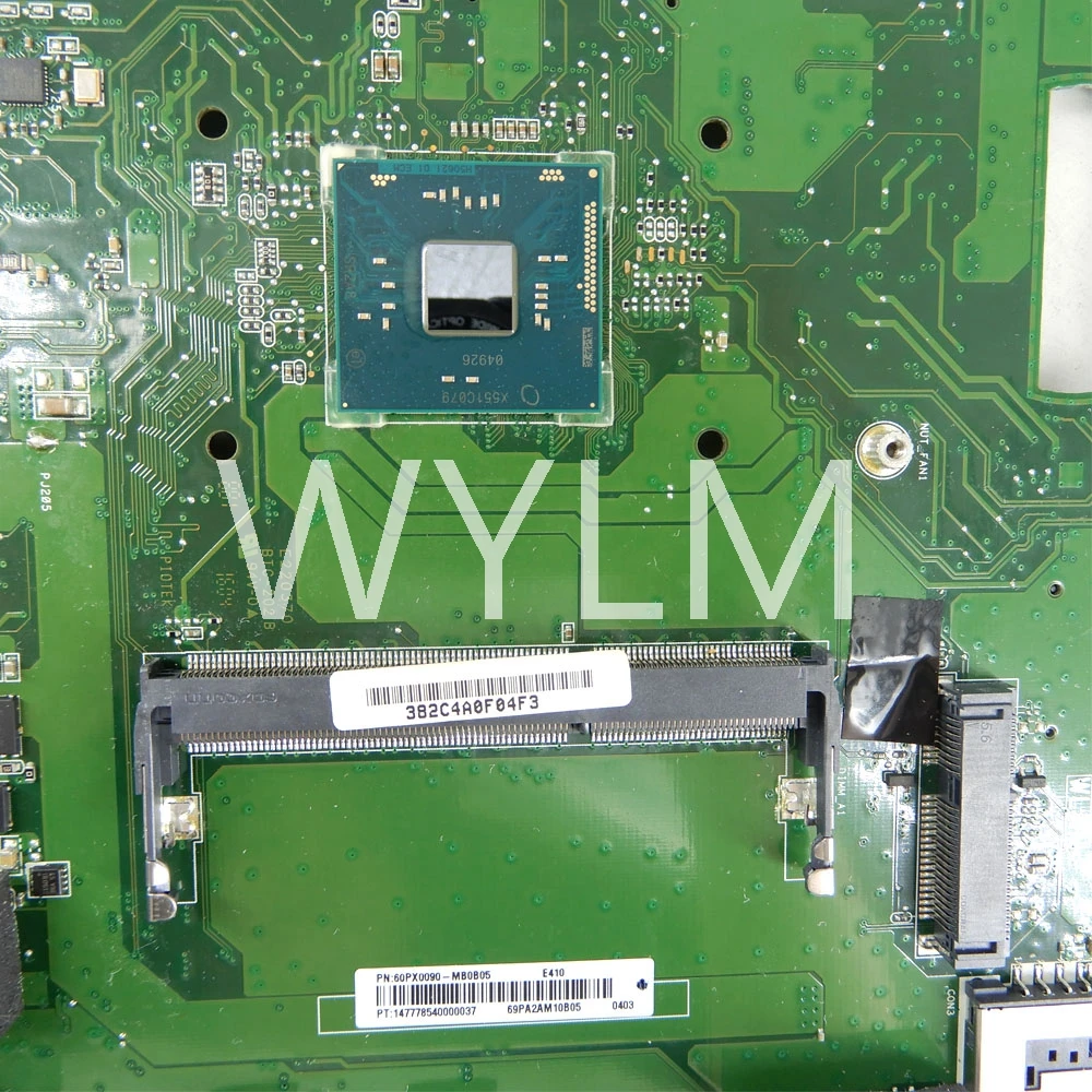 Imagem -04 - Placa-mãe para Asus E410 Placa-mãe E410 100 Testado ok Cpu N3150