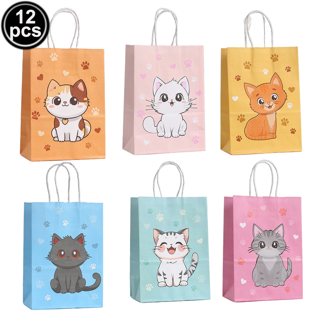 Cute Cat Theme Party Tableware, Plates, Cups, Napkins