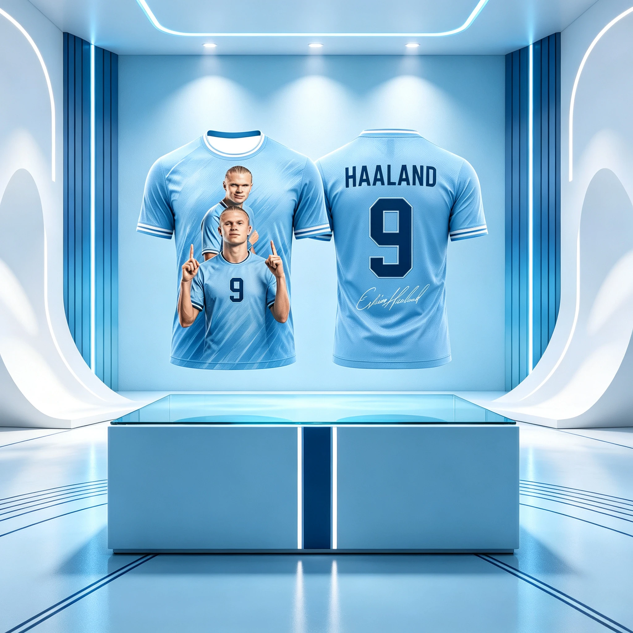 2026 SUMMER NEW NORWAY #9 HAALAND BREATHABLE QUICK-DRY SHORT-SLEEVE T-SHIRT FOR ADULTS & KIDS (OUTDOOR SPORTS & CASUAL)