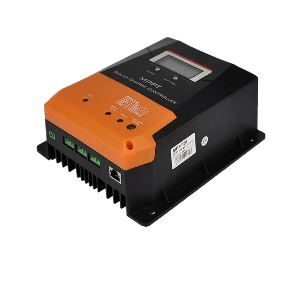 Quality 12V 24V Auto 20A100V MPPT Solar Charge Controller with Maximum 100V Solar Input Voltage