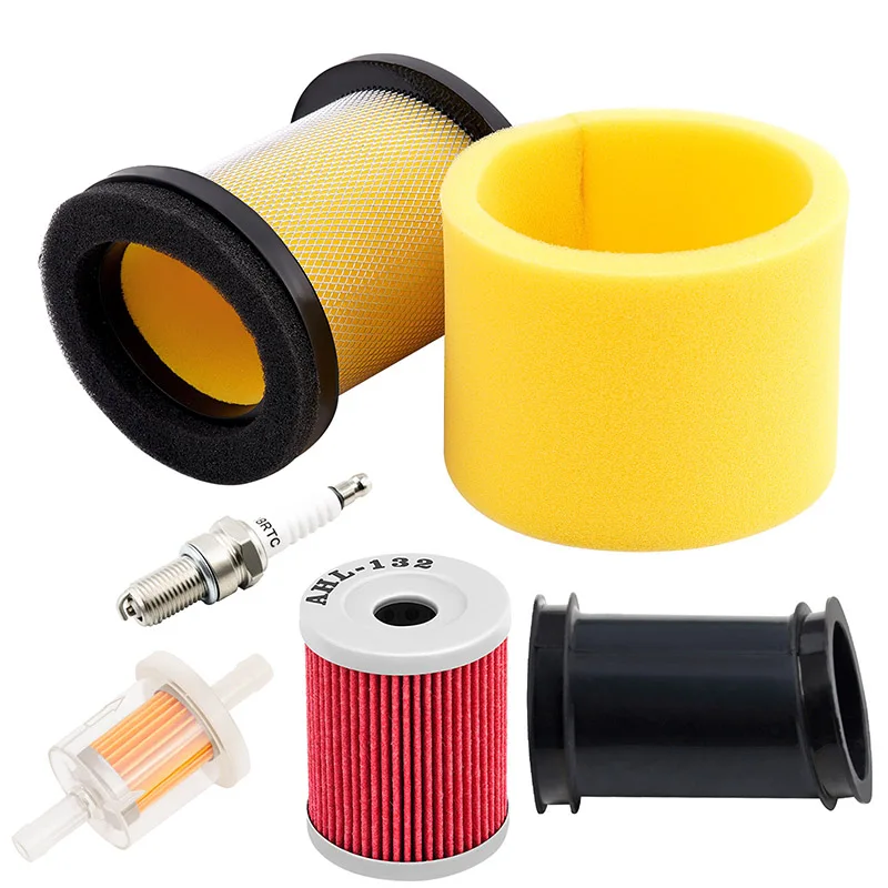 Motorcycle  Air Filter & Oil Filter & Fuel Filter & Spark Plug 11*11*10 CM For Arctic Cat 250 300 2x4 4x4 0470-421 0470-355 image 4
