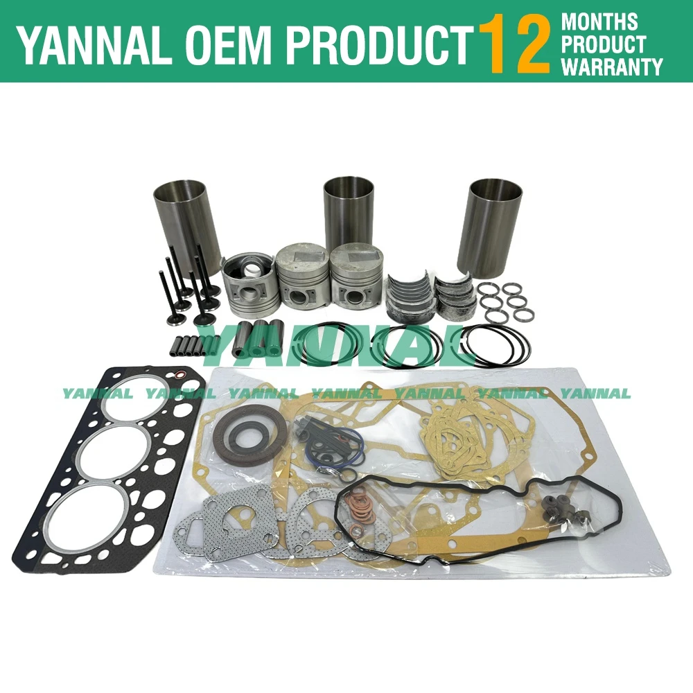 S3L3 Overhaul Rebuild Kit For Mitsubishi Engine Mahindra 3215 2815 3316 Tractor