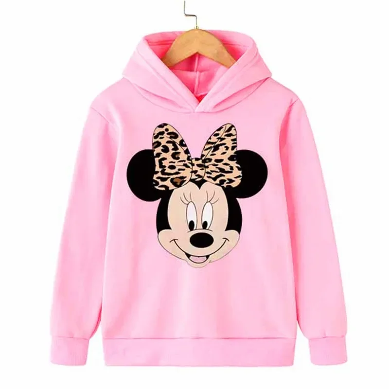 

Disney Cartoon Mickey Mouse Print Hoodies Kids Clothes Sweatshirt Girls Children Cotton Long Sleeve Sweatshirt Clothing Dropship