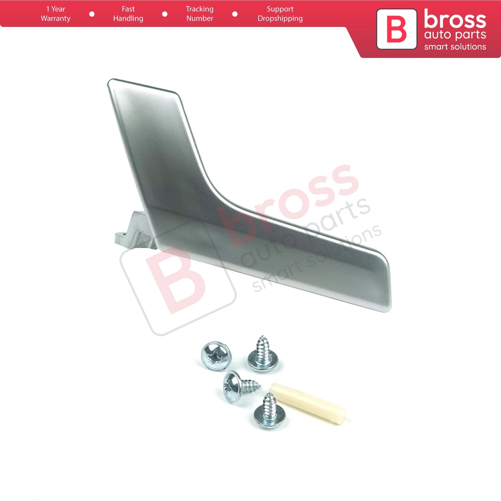 Bross Auto Parts BDP892 Interior Door Handle Chrome Plated MATT Left Side 2047201171 for Mercedes W204 Made in Turkey