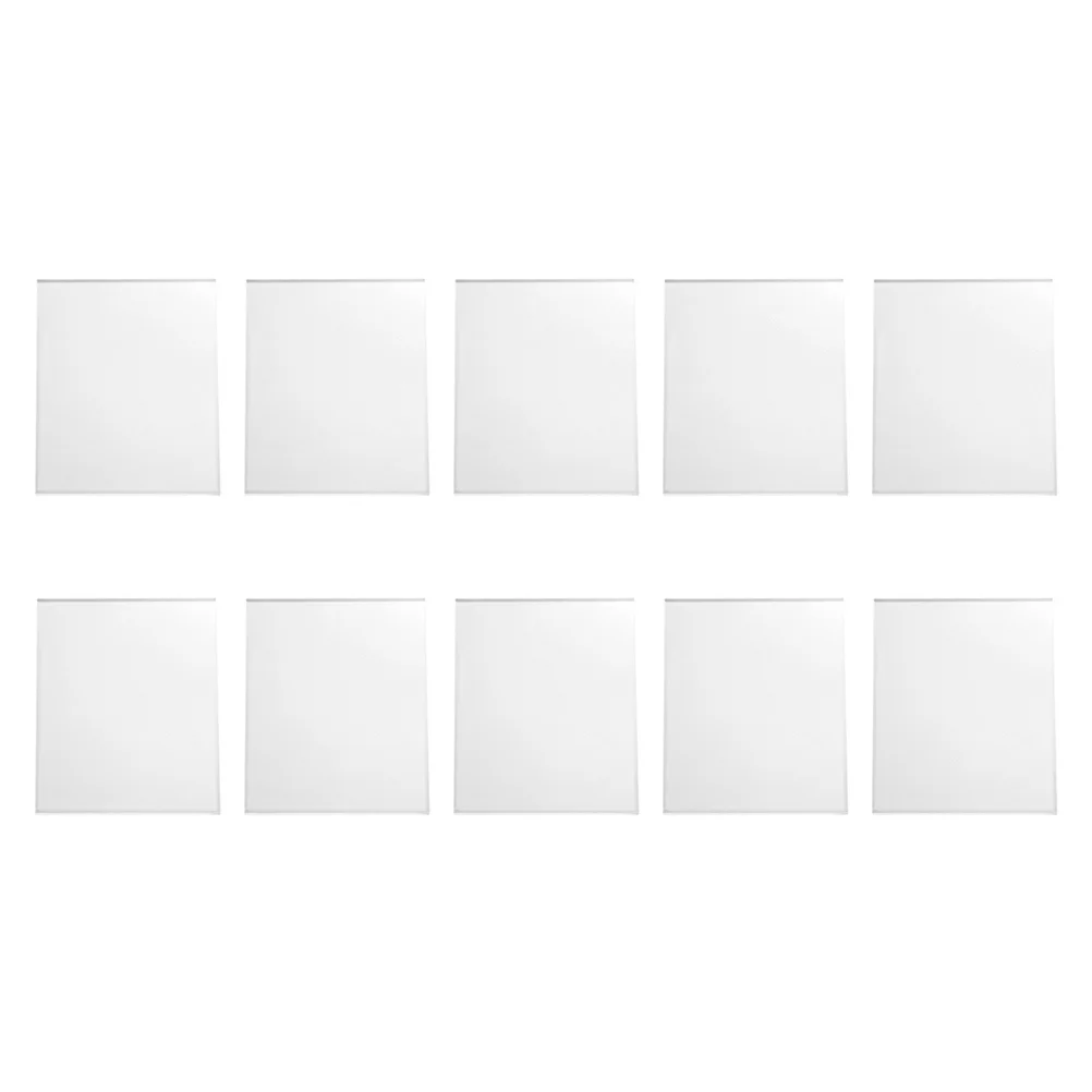 

10Pcs Acrylic Sheet Boards Transparent 10x15cm Clear Plastic Panels for DIY Photo Frames Acrylic Sheet Accessory Supply