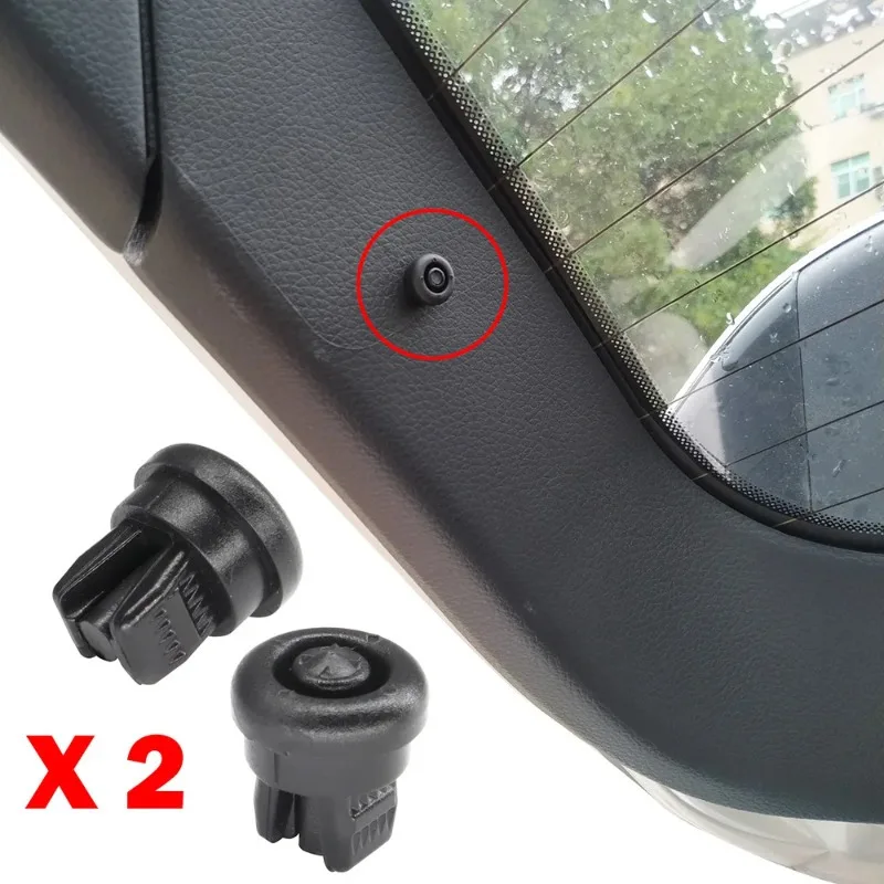 2 peças adequadas para citroen, nissan, qashqai, cordão de porta-malas renault, porta-bagagens, fivela de expansão fixa, prego rosqueado