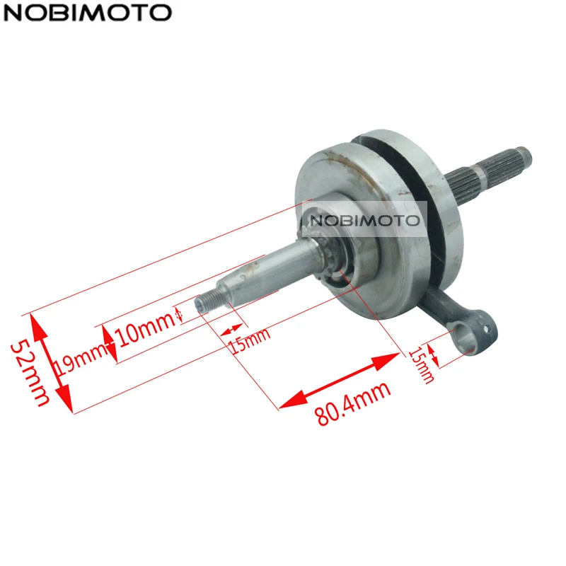 

Lifan 140cc lifan140 Crank shaft lifan 140cc engine bent axle 140cc crank lifan 140cc parts crankshaft 140cc crank axle