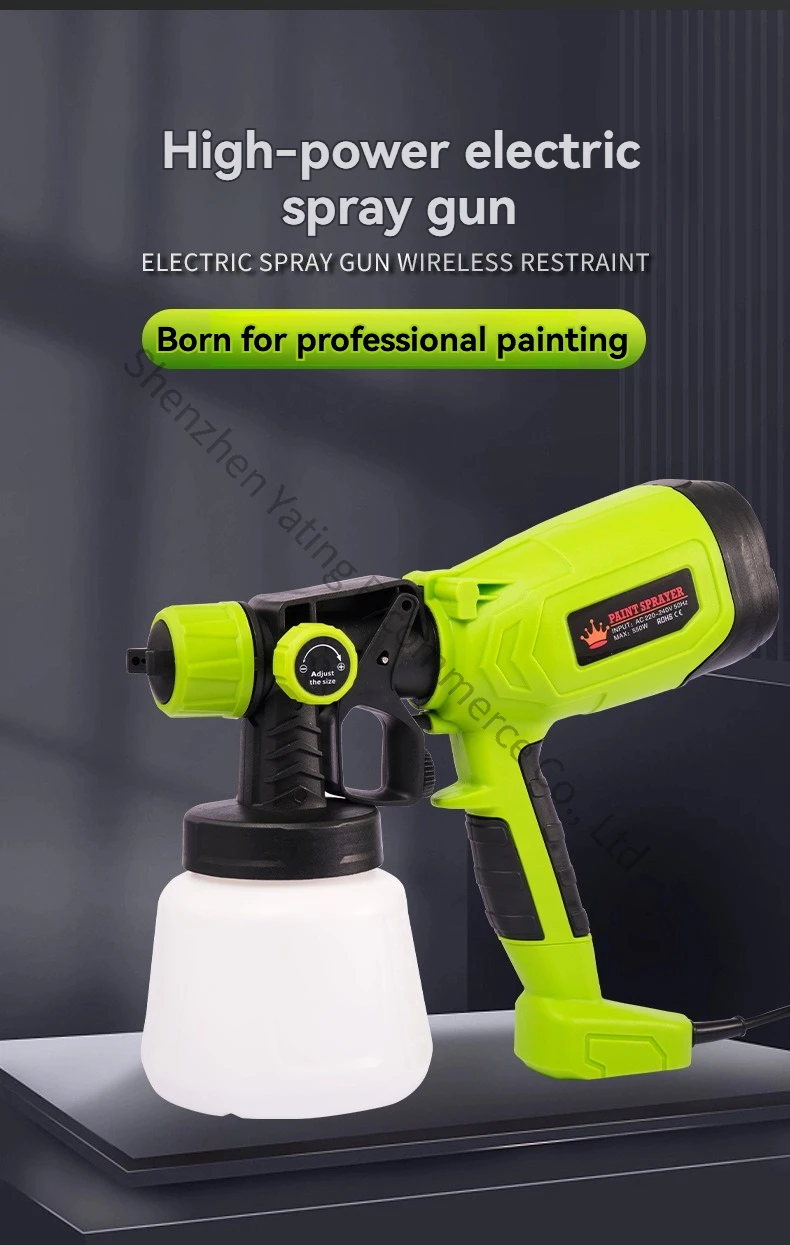 

New Portable Latex Paint Spray Gun Manufacturer of Spray Glue Gun Electric Spray Gun High Pressure Tool