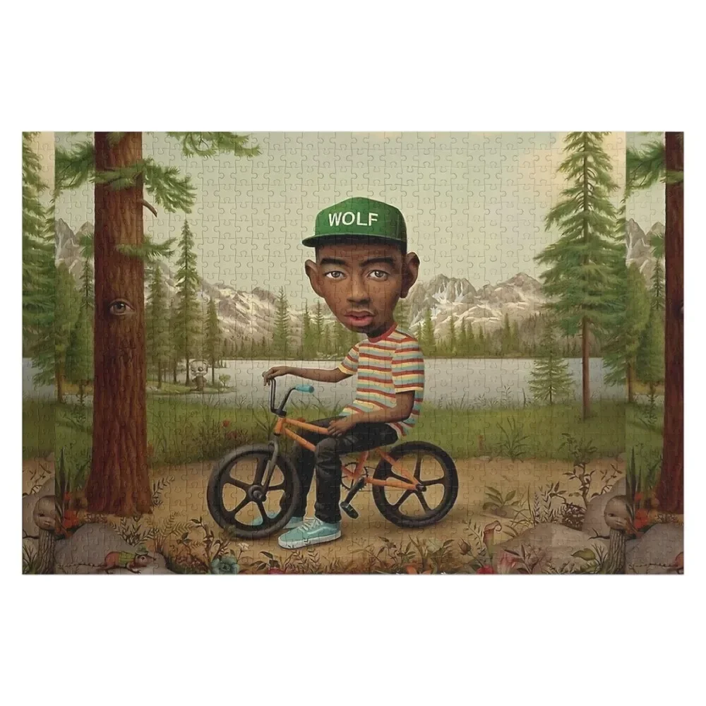 

Call Me If You Tyler Bike Creator Jigsaw Puzzle Wood Animals With Personalized Photo Puzzle