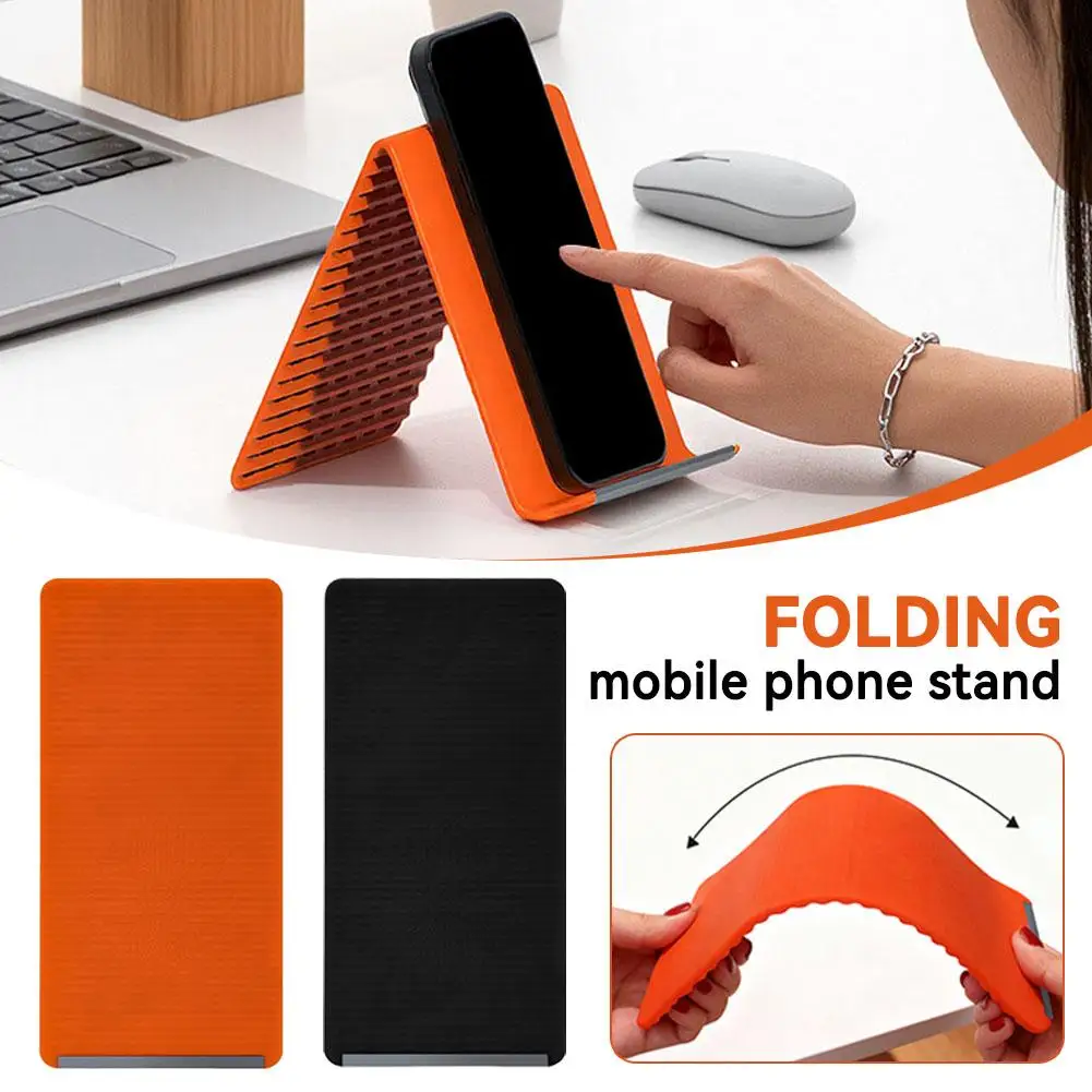 

Portable Foldable Silicone Phone Holder Adjustable Bendable Freely Anti-Slip Heat Dissipation Phone Bracket Multi-Angle Holder