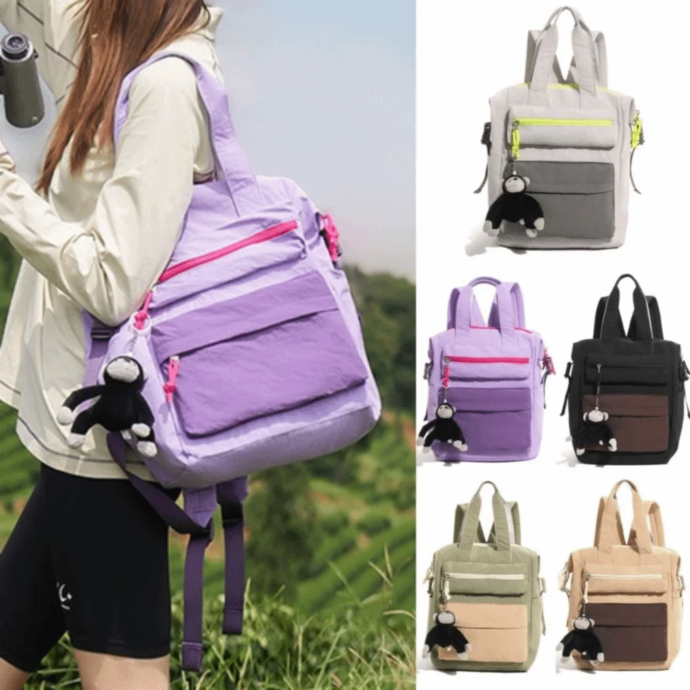 mochila-de-gran-capacidad-con-diseno-de-«dopamina»-colgante-de-mono-resistente-al-agua-con-bloques-de-color-ajustable-minimalista-y-ligera-ideal-para-la-escuela