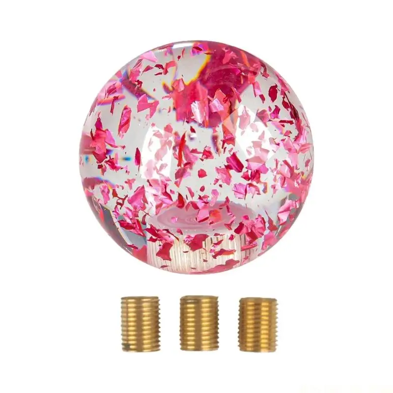 

J0MA стеклянная ручка переключения передач премиум-класса с блестящим шариком, ручка переключения передач, рычаг переключения