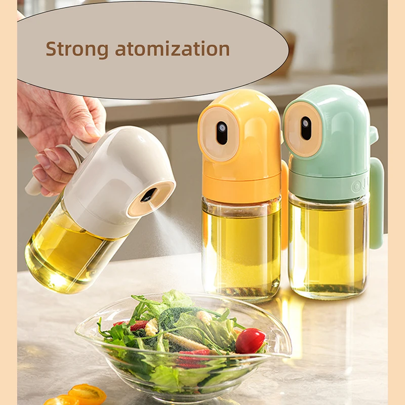 

180/250ml Oil Spray Pot Edible Olive Oil Spray Bottle Oil Dispenser Seasoning Air Fryer BBQ Kitchen Household