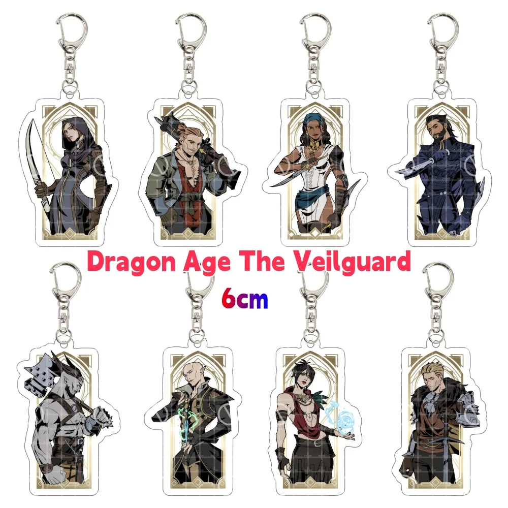 Dragon Age Inquisition Maxwell Mahanon Edric Kaaras Acrylic figure Stand Plate Cosplay Prop Decor Game 15cm Cartoons Gifts