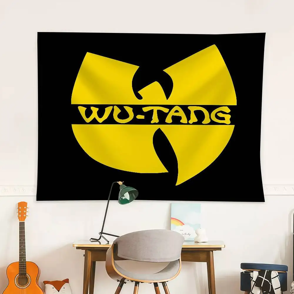 

W-Wu T-Tang Clan Flag Decoration Hanging Banner for Outdoor Picnic Party Home Camping Art Wall Decor