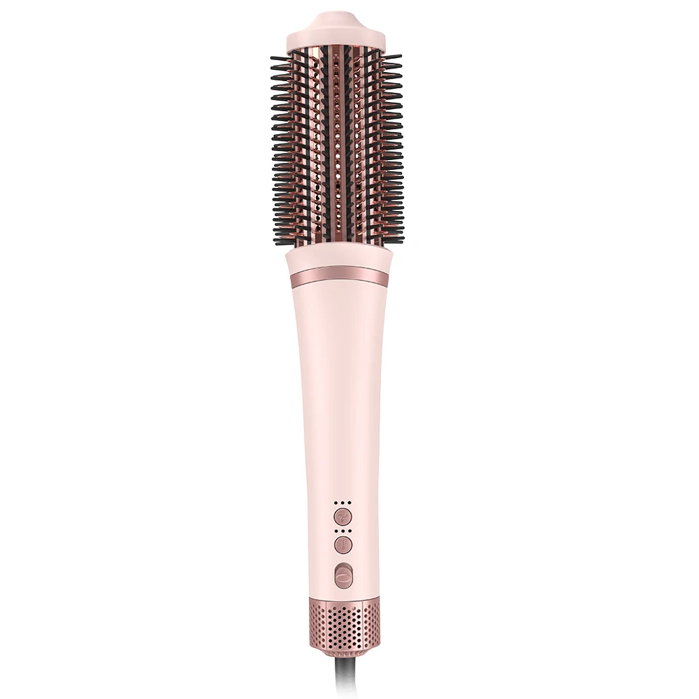 Ulelay New Model Multifunctional White Hair Dryer Blow Dryer Brush with Comb Easy and Smooth Blow Dries