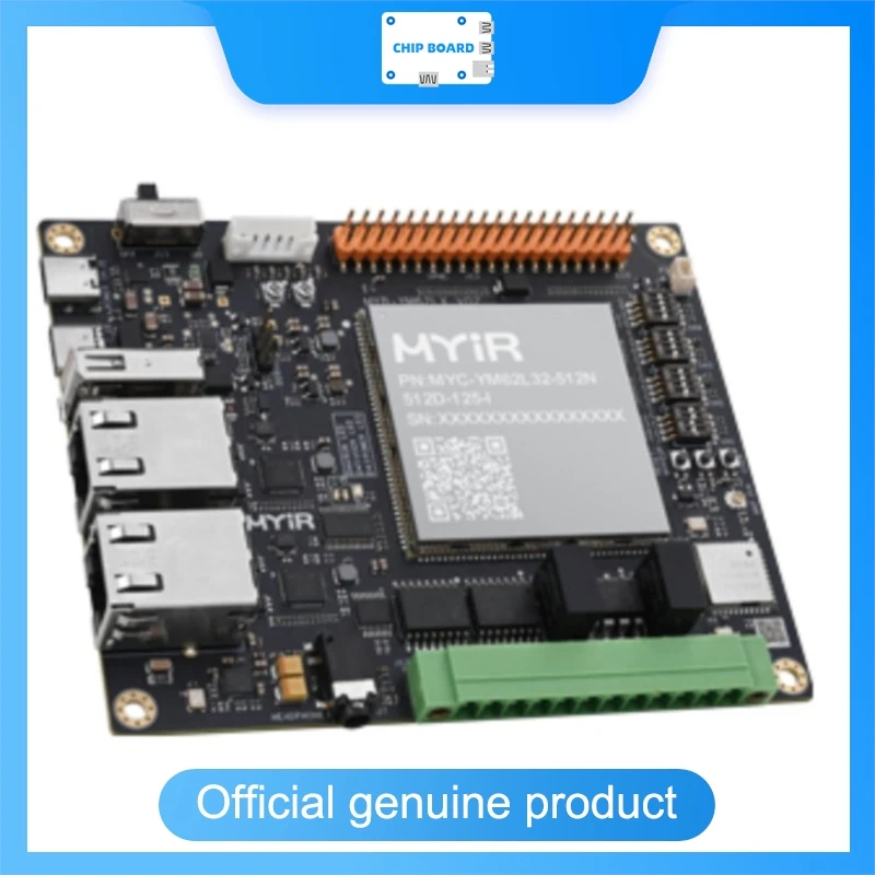 MYiR MYD-YM62LX Dev Board with MYC-YM62LX SoM, TI Sitara AM62Lx Dual Cortex-A53, Ethernet WiFi BT, Linux Support