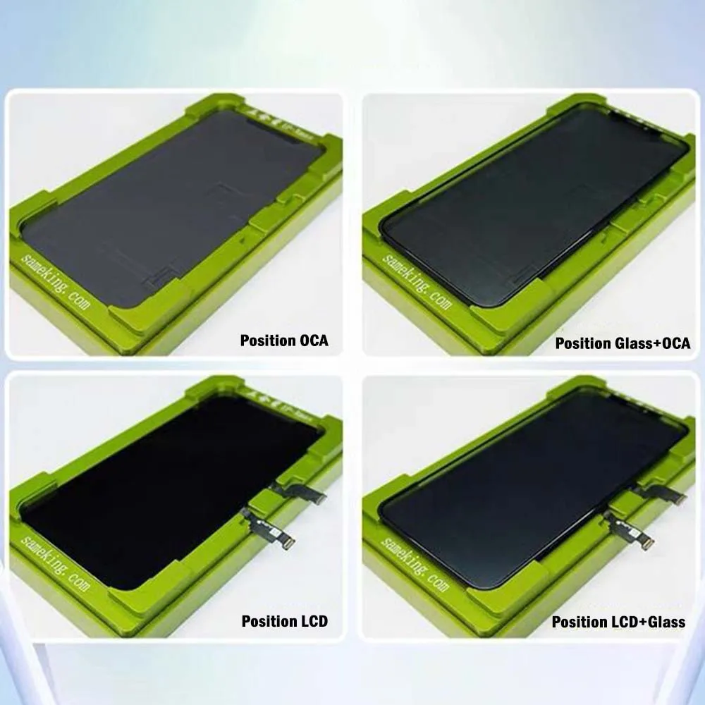 2in1 LCD OCA Lamination And Alignment Mould Mold For iPhone X XS XR 11Pro 12 13 Pro Max 14 14Pro  Display Screen Position Tools