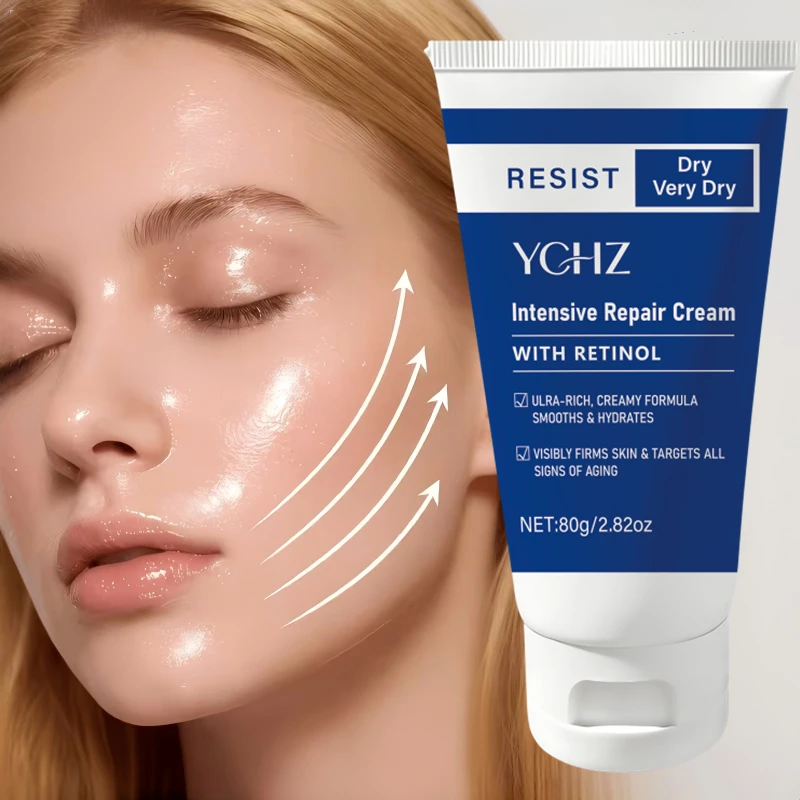 Day and Night Eye and Face Cream, Containing Retinol, Niacinamide, Collagen, and Hyaluronic Acid, Lifts and Firms Sagging Skin, Deeply Moisturizes, Quickly Absorbs and Nourishes, Suitable for All Light Beige Skin Tones