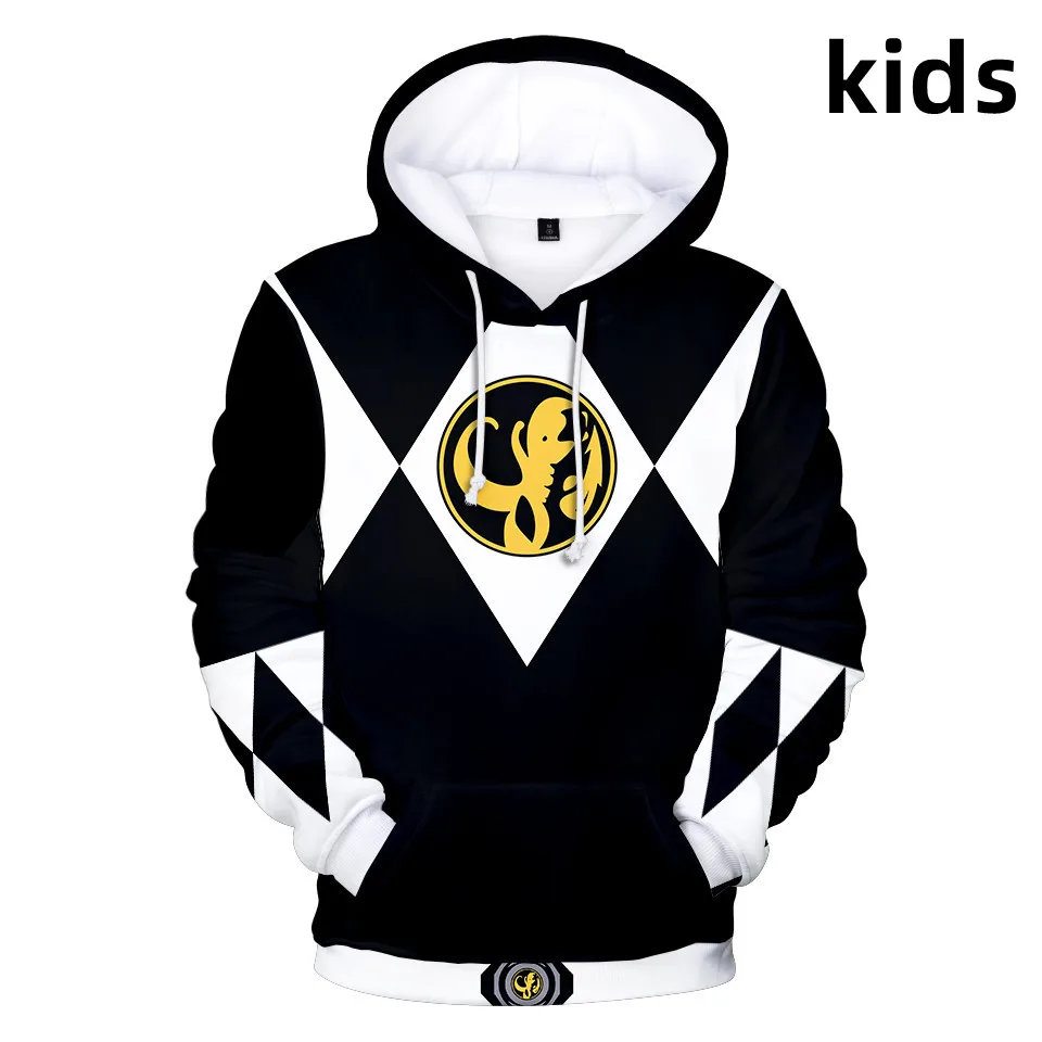 3 to 14 years kids hoodies Mighty Morphin clothing boys girls 3d digital printing hoodie cartoon sweatshirt children clothes