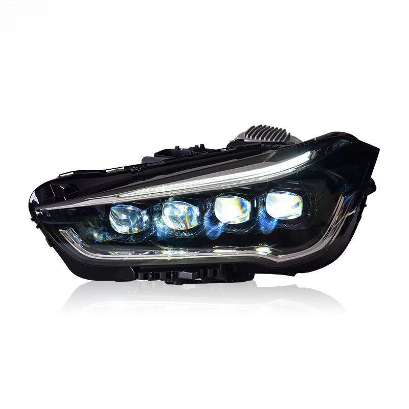 

Suitable for BMW X1 Assembly 16-20 Models Modified One Touch Blue Daytime Running Light LED Lens Headlight
