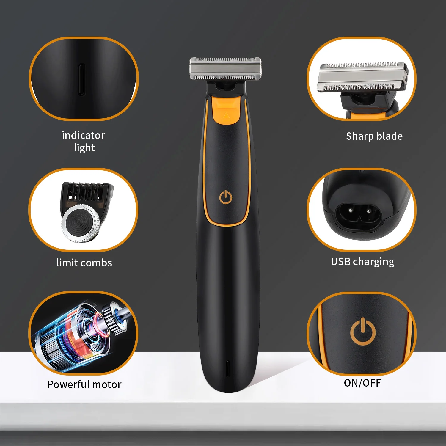 

Women's shaver for powerful hair removal, gentle and non-irritating, with waterproof blades for use on all body areas.