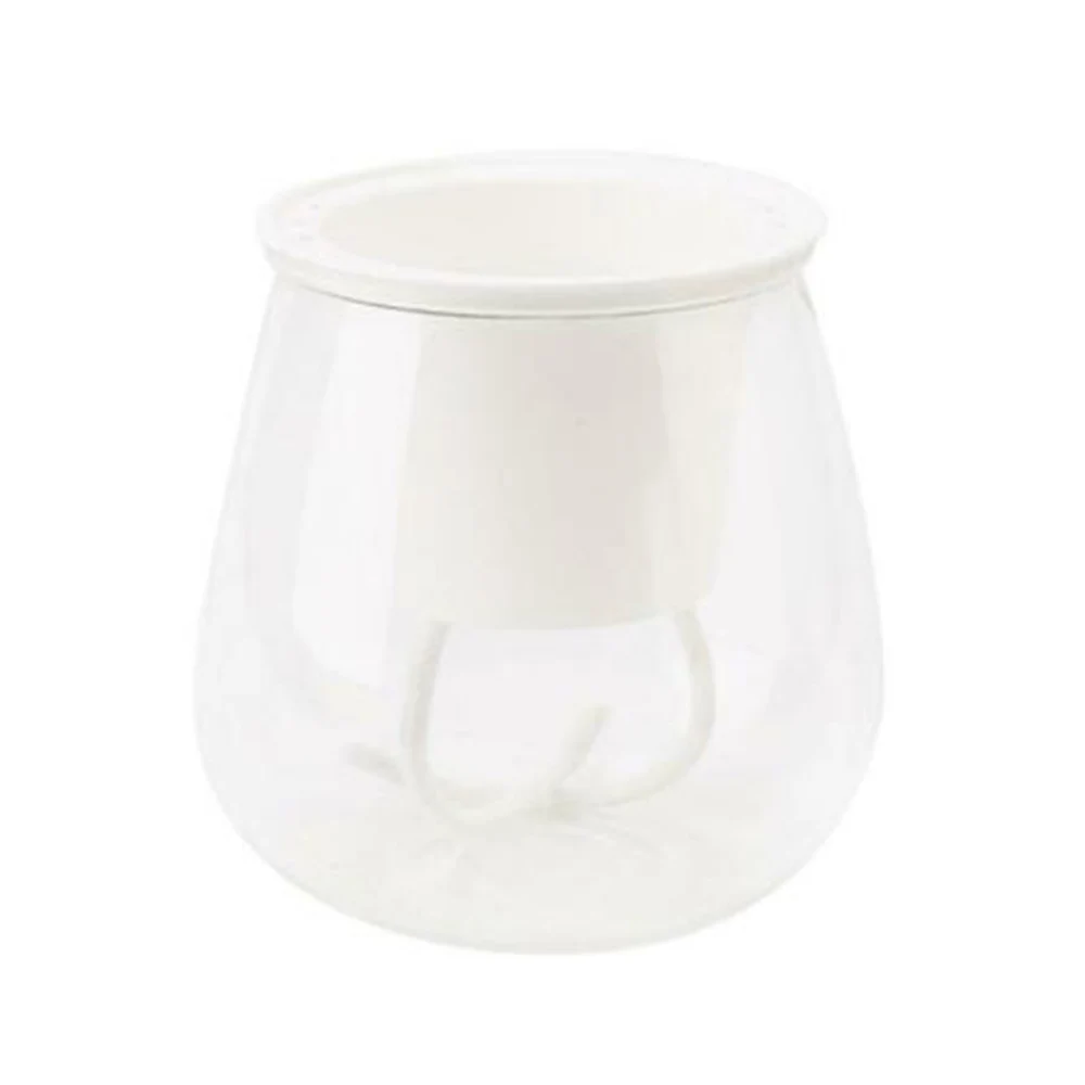 Bedroom Plant Pot Clear Container Flower Home PET Planting Plastic Reusable Self Watering Washable Basket Decor