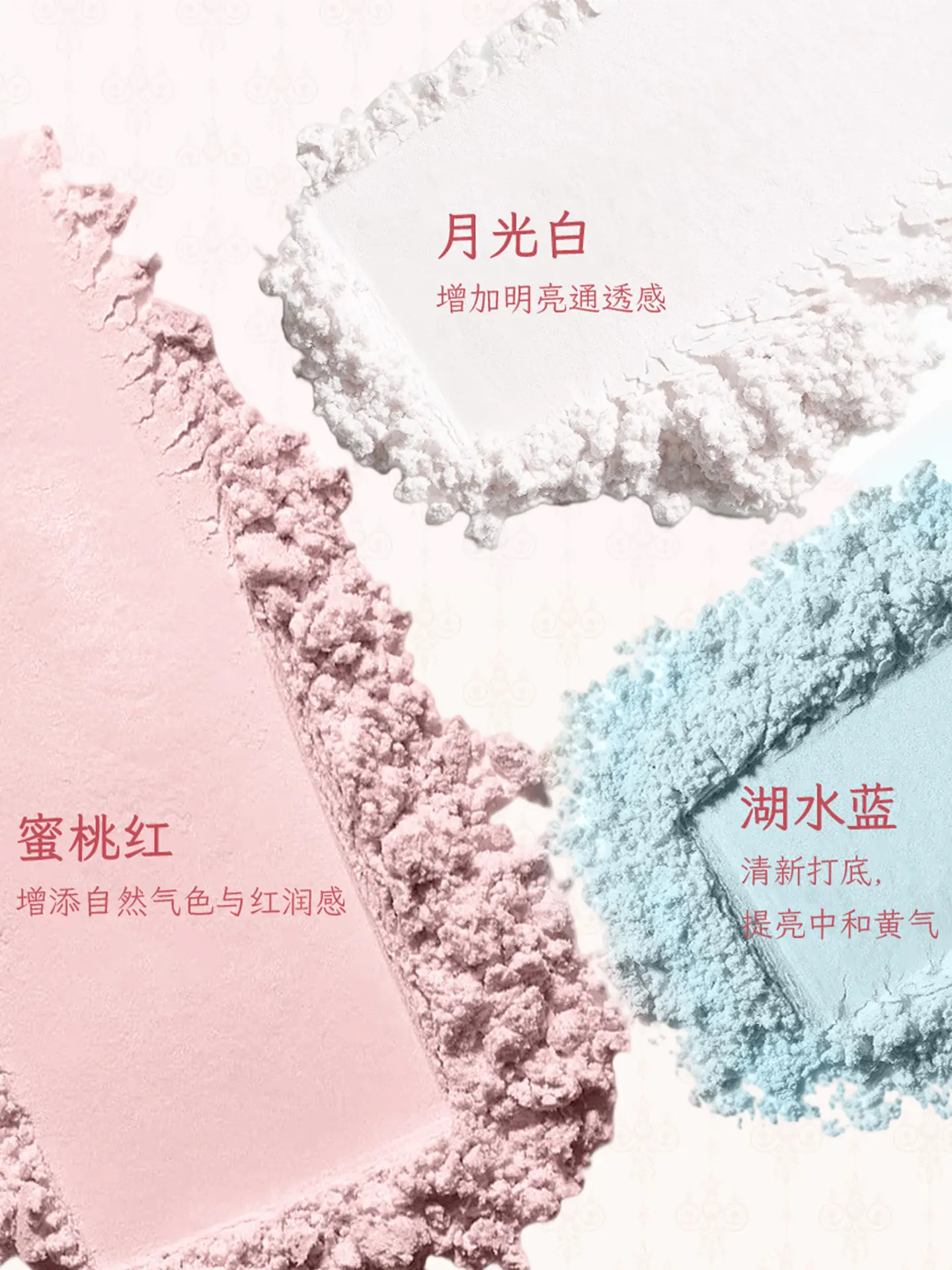 Color Rose Set Up Honey Powder, Waterproof, Concealer, Makeup Make-up, Oil Mixed, Dry Skin, Oil Skin, Lasting Oil Control