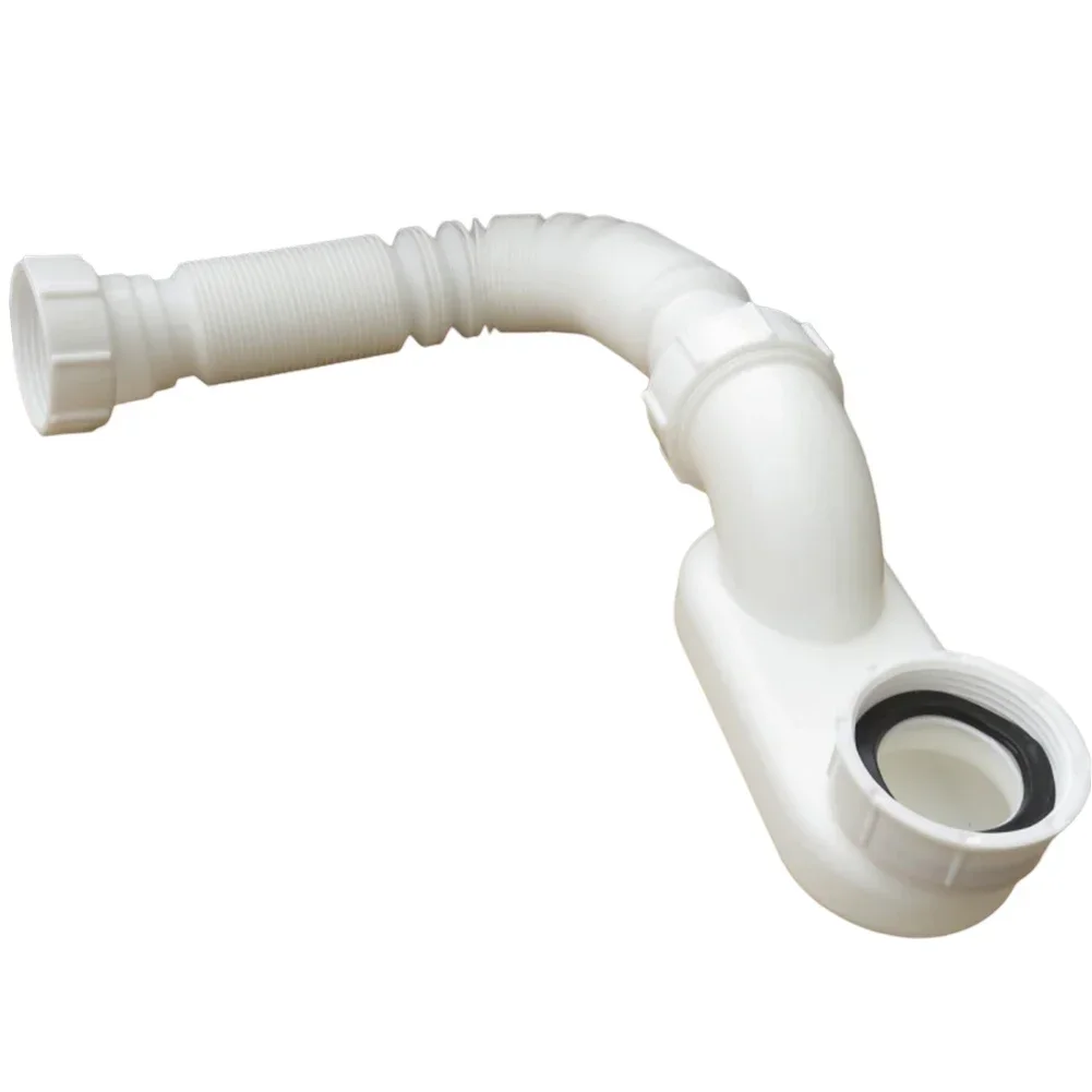 

Подходит для различных типов слива, простая установка, длина 80 см, компактный слив для ванн, подходит для использования в ванных комнатах и ванных комнатах автодомов.