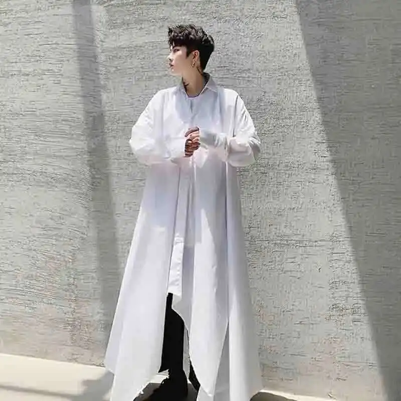 Cloaks Shirt Small And Women's Men's Designer Coat Long Group Show Style Nightclub DJ Singer Stage Trend