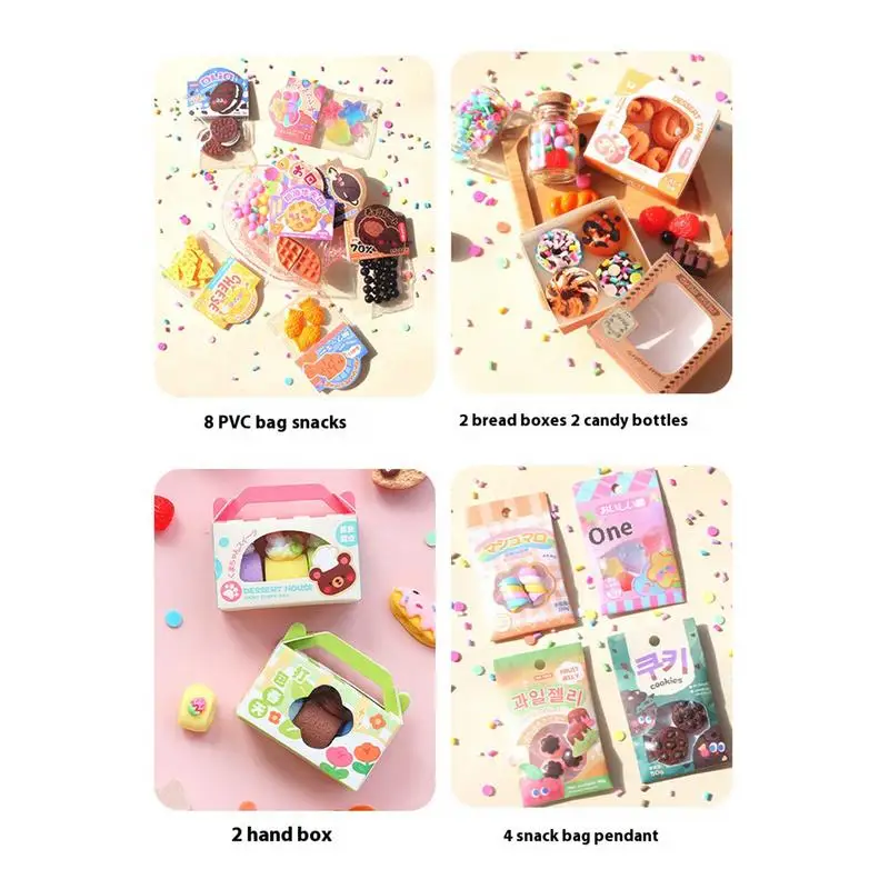 Pretend Play Food Toys Doll House Accessories For Girl Mini Cute Drinks & Food Pretend Play Kitchen Toy Sweets & Desserts